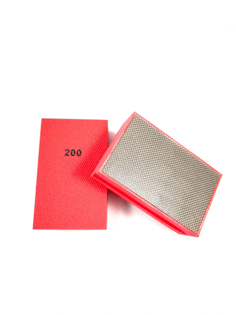 Hand Polishing Electroplated Pads